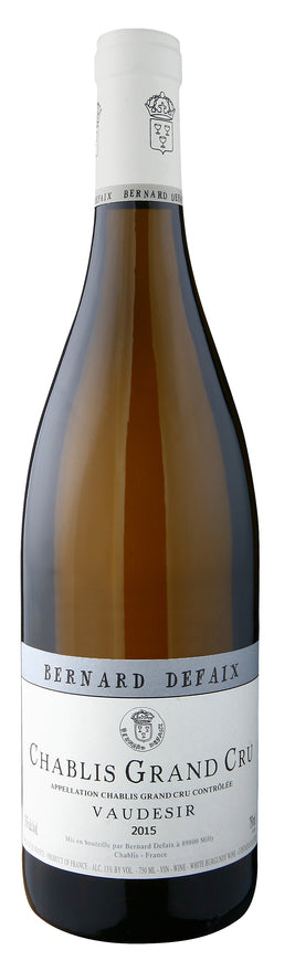 Domaine Bernard Defaix, Chablis Grand Cru "Vaudesir" , 2015
