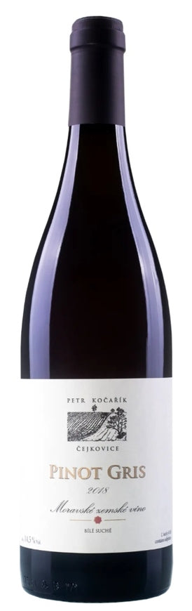 Petr Kočařík, Pinot Gris, zemské víno, 2021