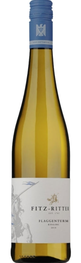 Weingut Fitz-Ritter, Riesling feinherb "Flaggenturm" BIO, 2022