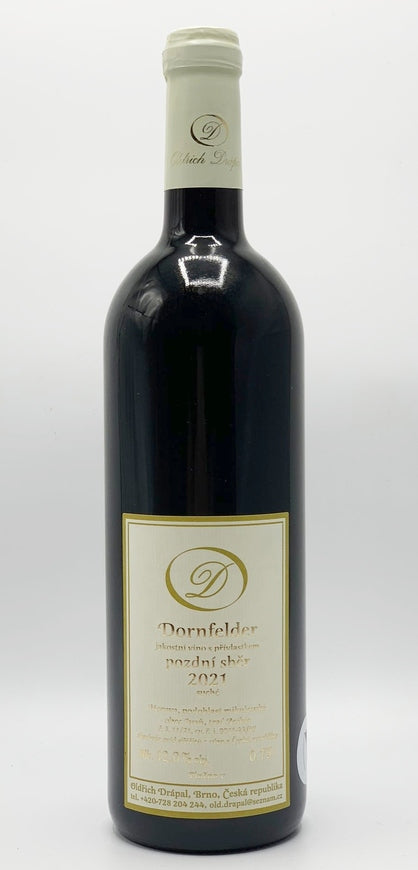 Oldřich Drápal, Dornfelder, pozdní sběr, 2021