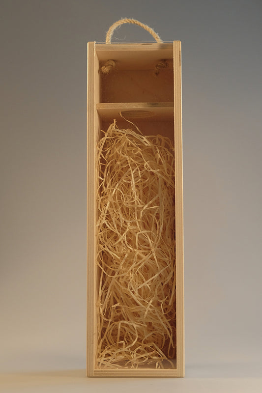 Dřevěná krabice s plexisklem 1 láhev