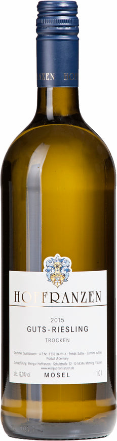 Weingut Hoffranzen, Gutsriesling trocken (1,0 l) , 2015