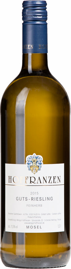 Weingut Hoffranzen, Gutsriesling feinherb (1,0 l) , 2015