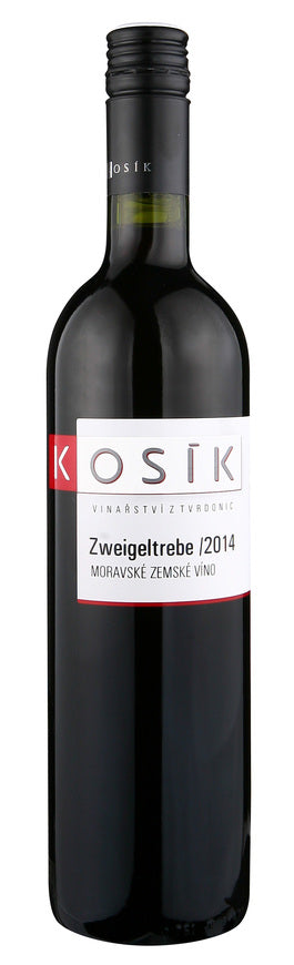 Vinařství Kosík, Zweigeltrebe, zemské víno, 2014