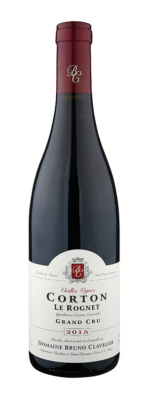 Domaine Bruno Clavelier,  Corton Grand Cru "Le Rognet", 2015