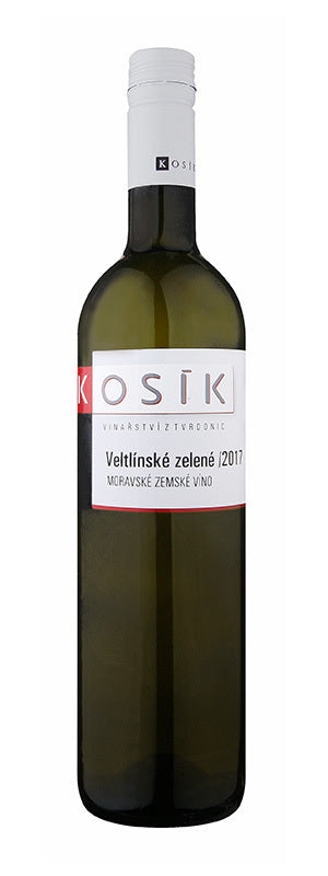 Vinařství Kosík, Veltlínské zelené, zemské víno, 2017