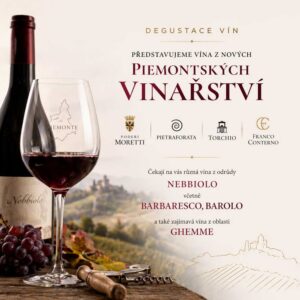 9.6.2026 DEGUSTACE NOVINKY Z PIEMONTU